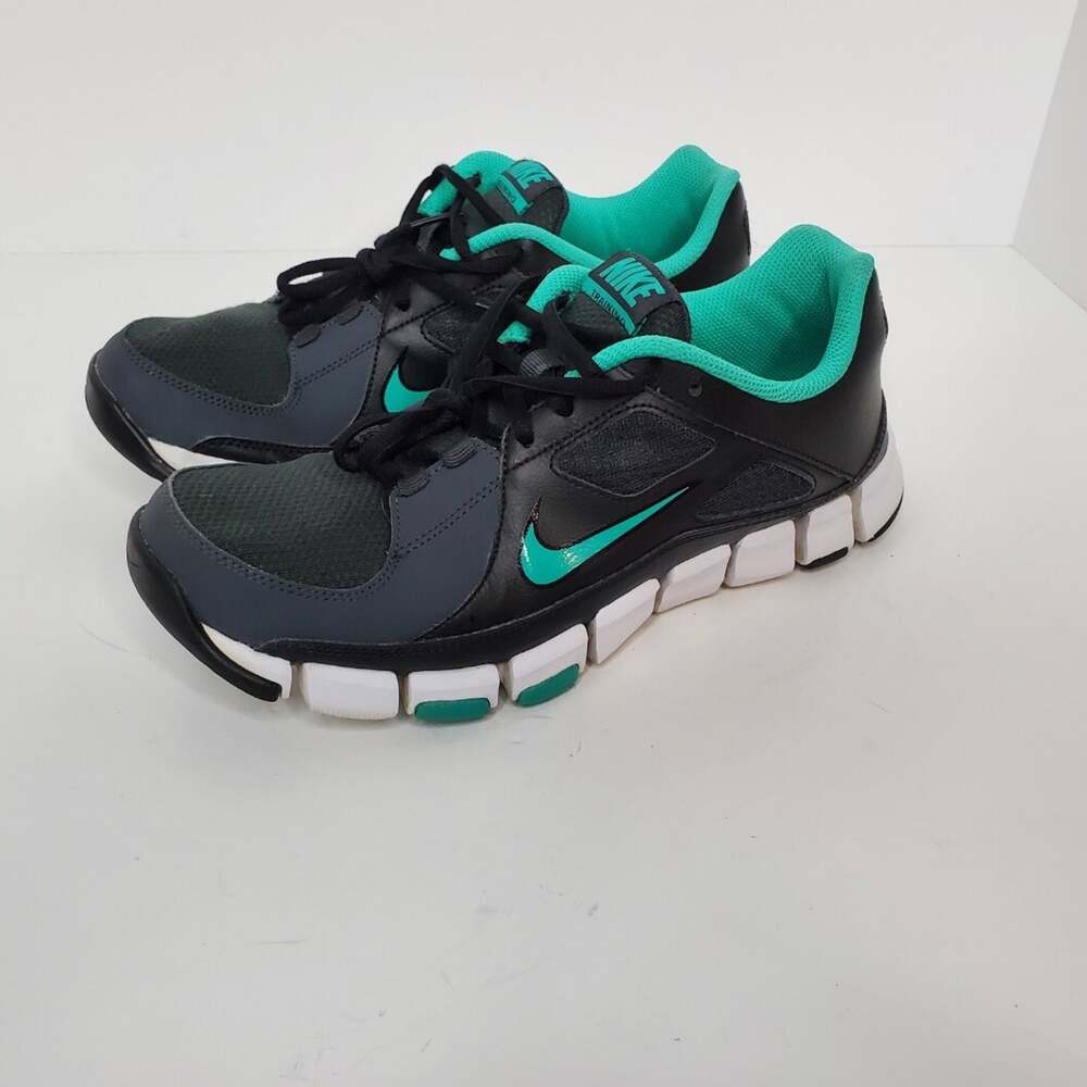 Nike Mens Training Black Blue Turquoise SZ 9 Athletic Shoes 525729-011 2012